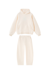 Men's Fall Fleece Hoodie & Wide Leg Sweatpants Casual Set