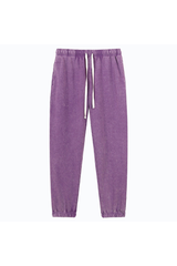 Unisex Fall Vintage Washed Elastic Waist Drawstring Joggers