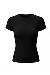 Women's Summer Round-Neck Slim Fit Athletic T-shirt