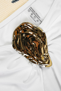 Women's Sexy Halter Cross Slim One Piece Swimsuit Set