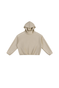 Men's Fall Relaxed Contrast Color Stripe High Neck Hoodie