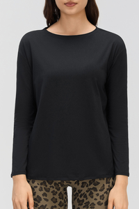 Women's Lightweight Back-Tie Convertible Long-Sleeve Top