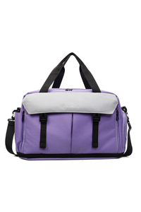 Color-Block Multi-Pocket Large Capacity Travel & Fitness Bag