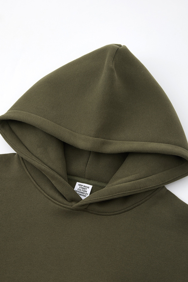 Men's Fall Front Pocket Fleece Heavyweight Hoodie