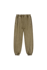 Unisex Fall 100% Cotton Vintage Washed Jogger