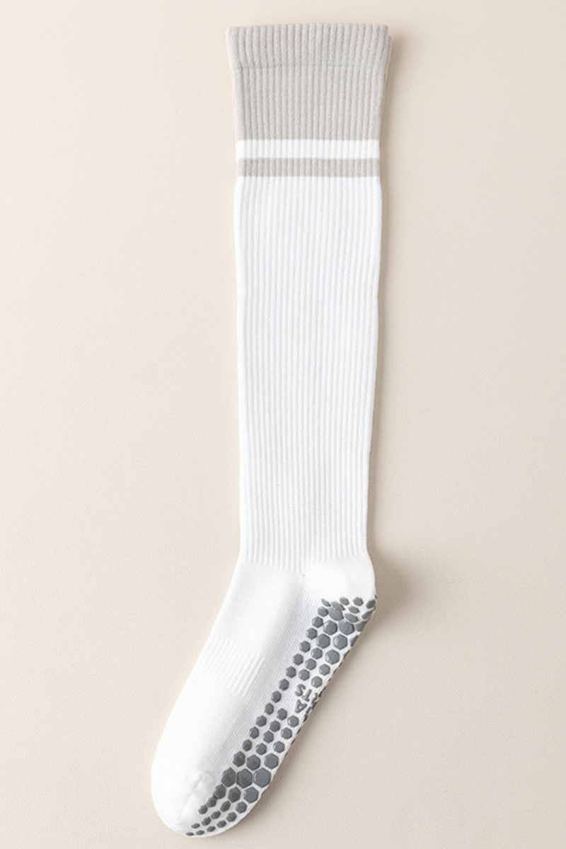 Non-Slip Grippy Dots Knee-High Yoga  Pilates Socks
