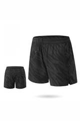 Men's Reflective Dot 2-in-1 Racing Running Shorts