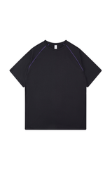 Men's Outdoor Striped Color-Block Relaxed Quick Dry T-Shirt