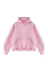 Men's Fall Fleece Heavyweight Washed Drop Shoulder Hoodie