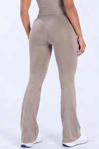 Women’s Butt Lifting Slim Athletic Bell Bottom Leggings