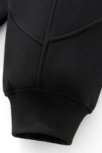 Women's Fall Boxy Cropped Stand Collar Quarter Zip Sweatshirt