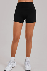 Women's Athletic No Front Seam Butt-Lifting Biker Shorts