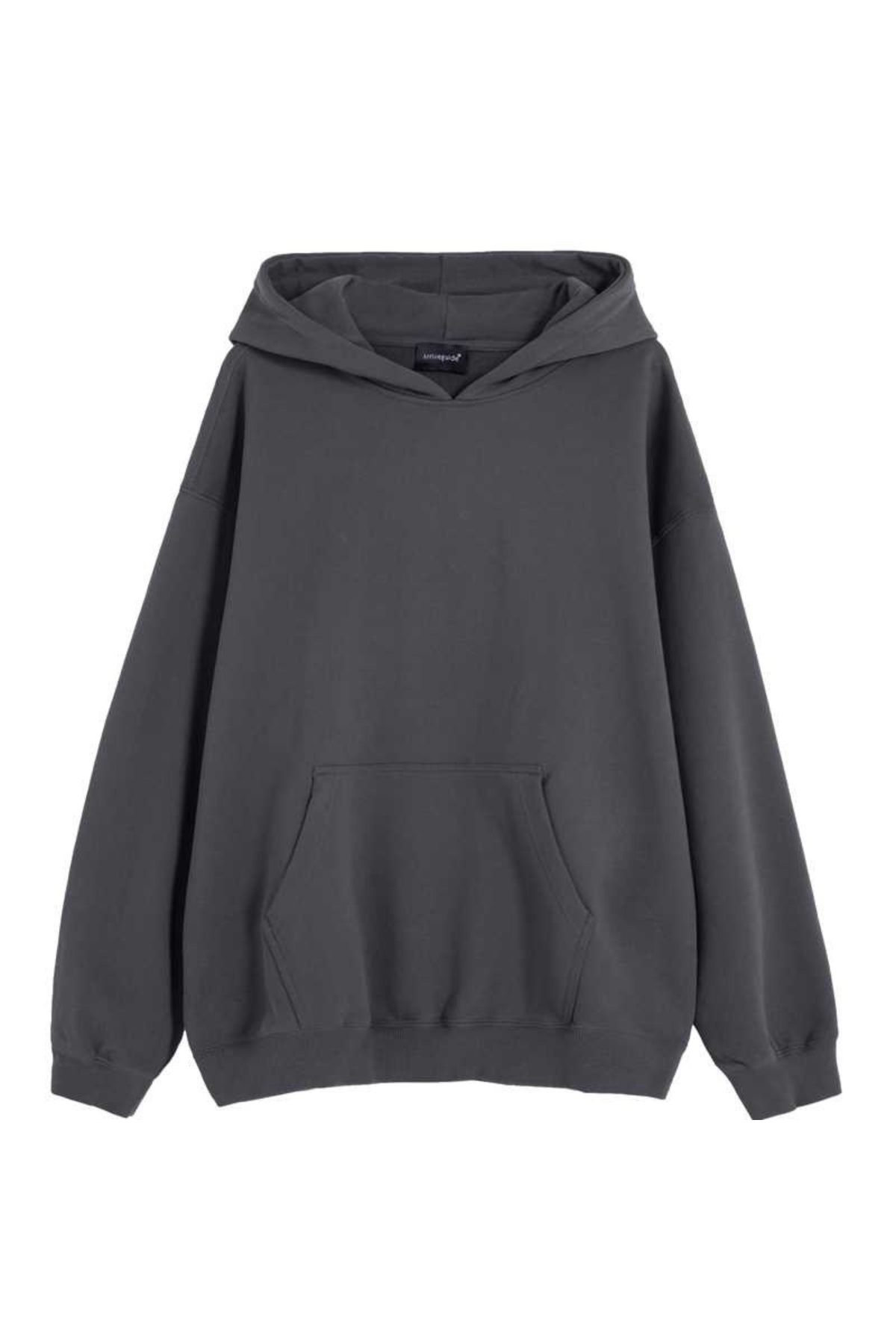 Unisex Fall 100% Cotton Solid Kangaroo Pocket Hoodie