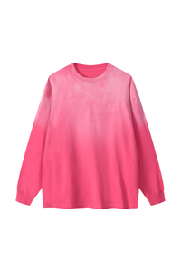 Unisex Fall 100% Cotton Washed  Loose Drop Shoulder Pullover