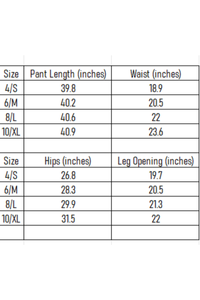 Women's sporty bell-shaped pants