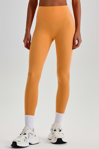 Women's Athletic High Waist No Front Seam Yoga Leggings