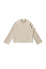 Men's Fall Comfort Colors Style Mock Neck Sweatshirt