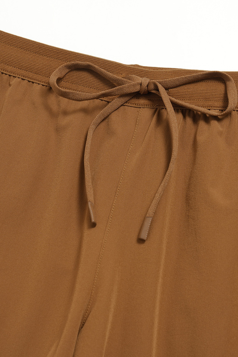 Men's Soft Water-Resistant Drawstring Outdoor Running Shorts
