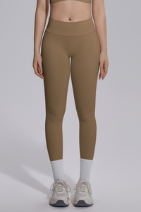 Women's Seamless Knit V-Waist Tight Butt-Lift Yoga Leggings
