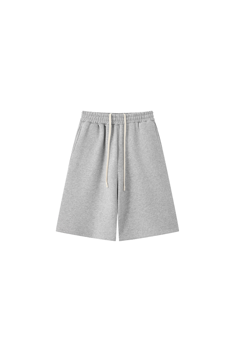 Men's Fleece Lined Drawstring Loose Casual Five Inch Shorts