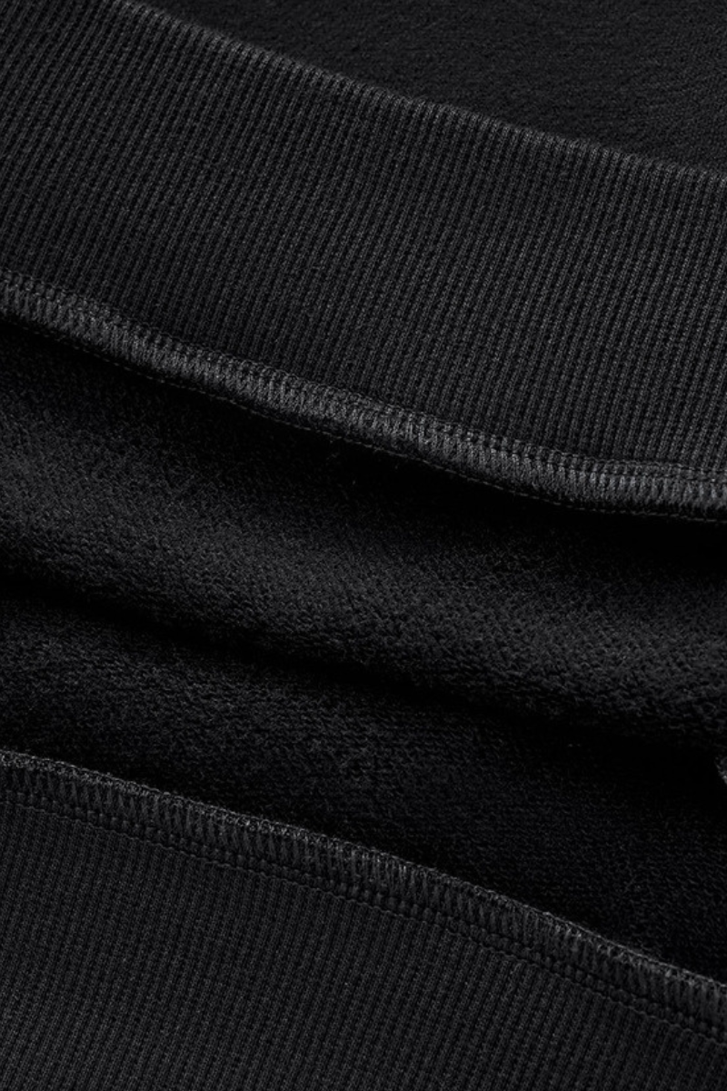 Men's 350g Color Block Side Stripe Ribbed Cuff Hoodie