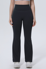 Women's Athletic High-Waist Shapewear Flare Pants