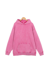 Unisex Fall 400G Heavyweight Washed Vintage Oversized Hoodie