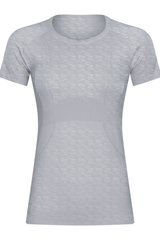 Women Seamless Round Neck Short Sleeve Sport T-Shirt