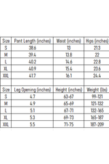 Wax-dyed, distressed, loose-fitting sweatpants