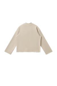 Men's Fall Comfort Colors Style Mock Neck Sweatshirt