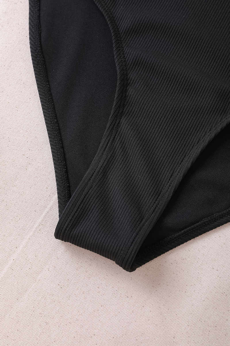 Women's Halter V-Neck Side Tie High Waisted Bikini Set