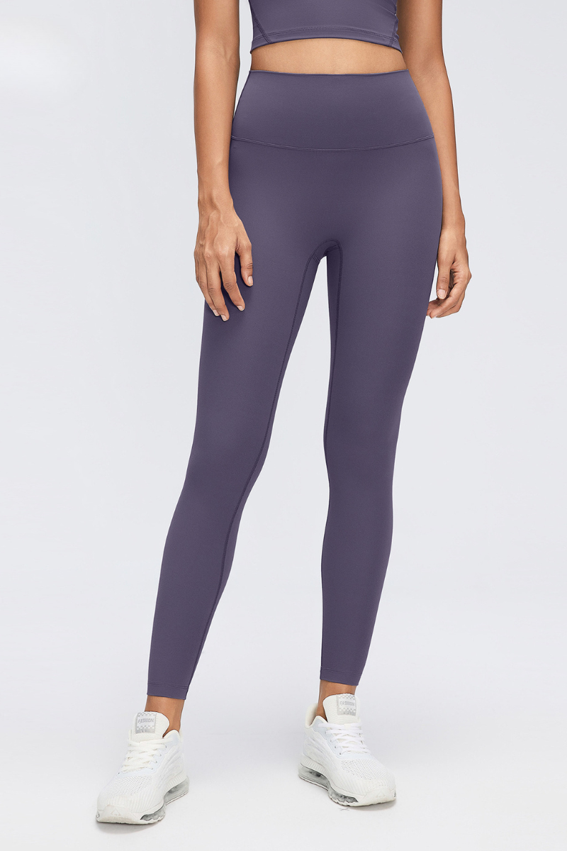 Women's Naked Feeling High Waist No Front Seam Yoga Leggings