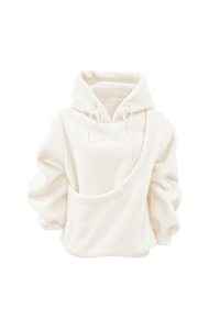 Women's Fall/Winter Fleece Front Large Pet Pocket Hoodie