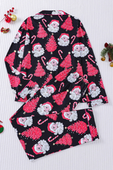 Women's Christmas Tree Printed Christmas Pajama Set