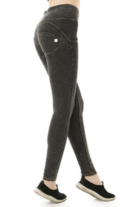 Women's Stretchy Double-Button High-Rise Skinny Pants