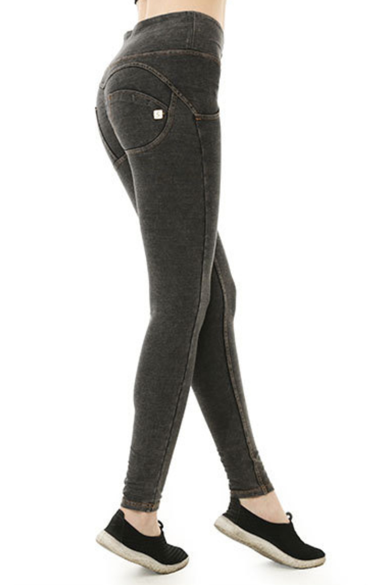 Women's Stretchy Double-Button High-Rise Skinny Pants