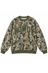 Women's Fall Custom Appliqué Embroidery Oversize Sweatshirt
