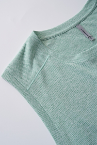Men's Raglan Crew Neck Printed Quick Dry Athletic Tank Top