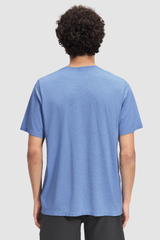 Men's Summer Seamless Round-Neck Solid Sports Tee