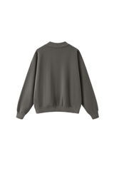 Men's Fall Vintage Washed Fleece Quarter Zip Sweatshirt
