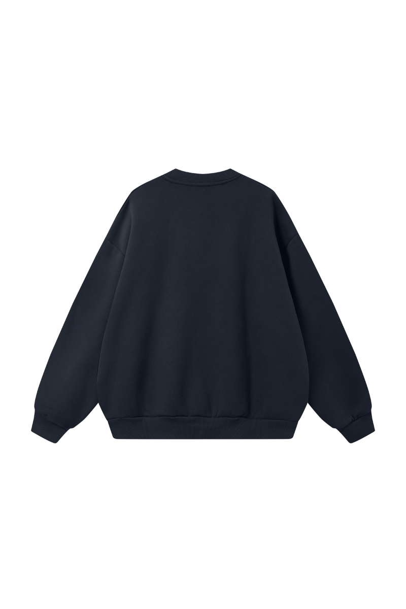 Women's Fall Heavyweight Fleece Cropped Crew Neck Sweatshirt