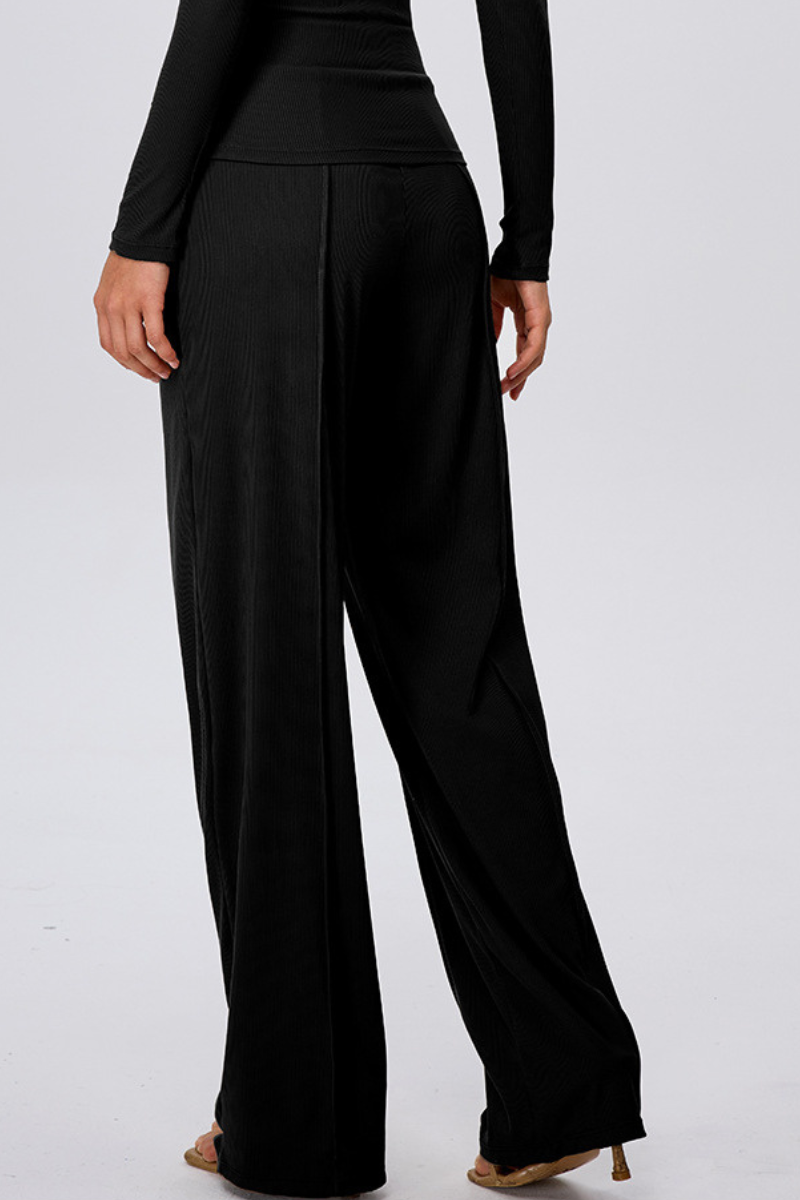 Women's Athletic Side Pocket Loose Casual Yoga Pants