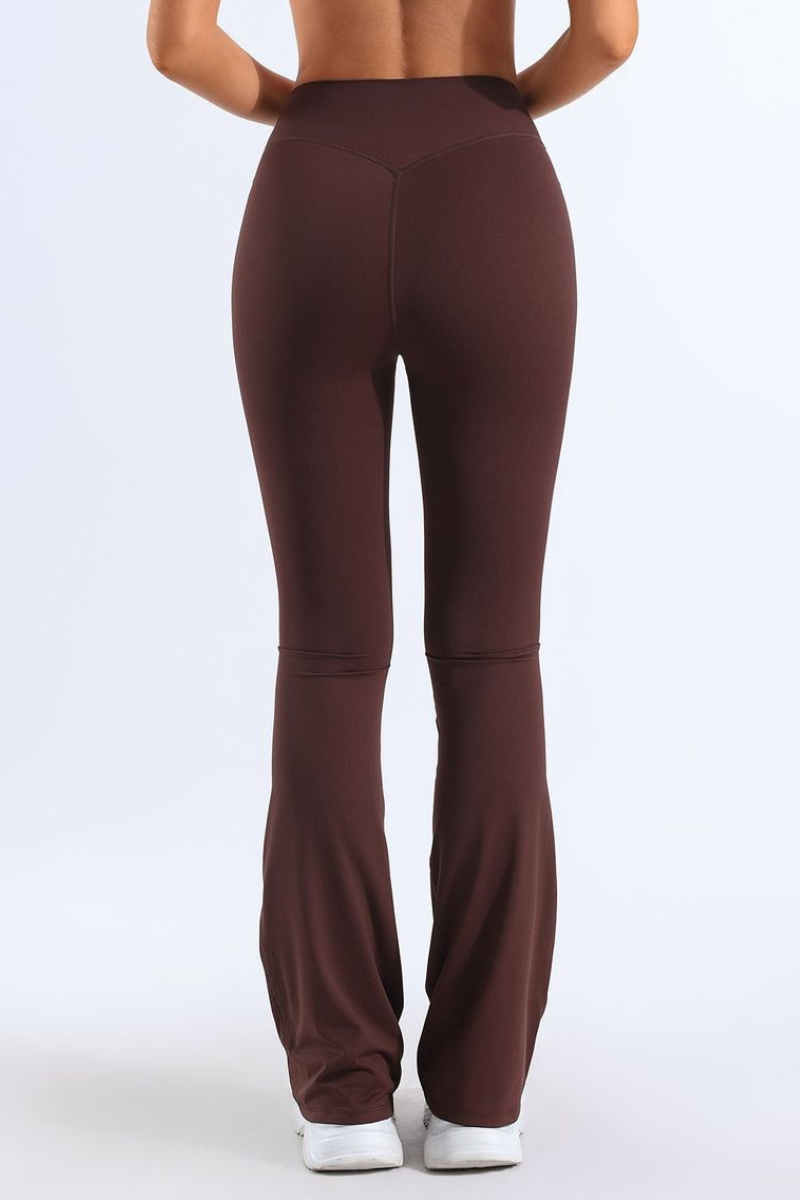 Women's Bare Feel No Front Seam Slim Flared Yoga Pants