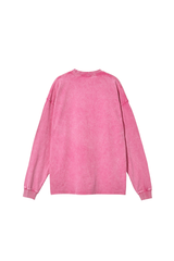 Unisex 100% Cotton Fall Vintage Washed Oversized Pullover