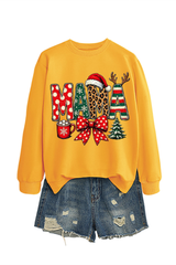 Women's Winter/Fall Christmas Santa Multi-color Pullover