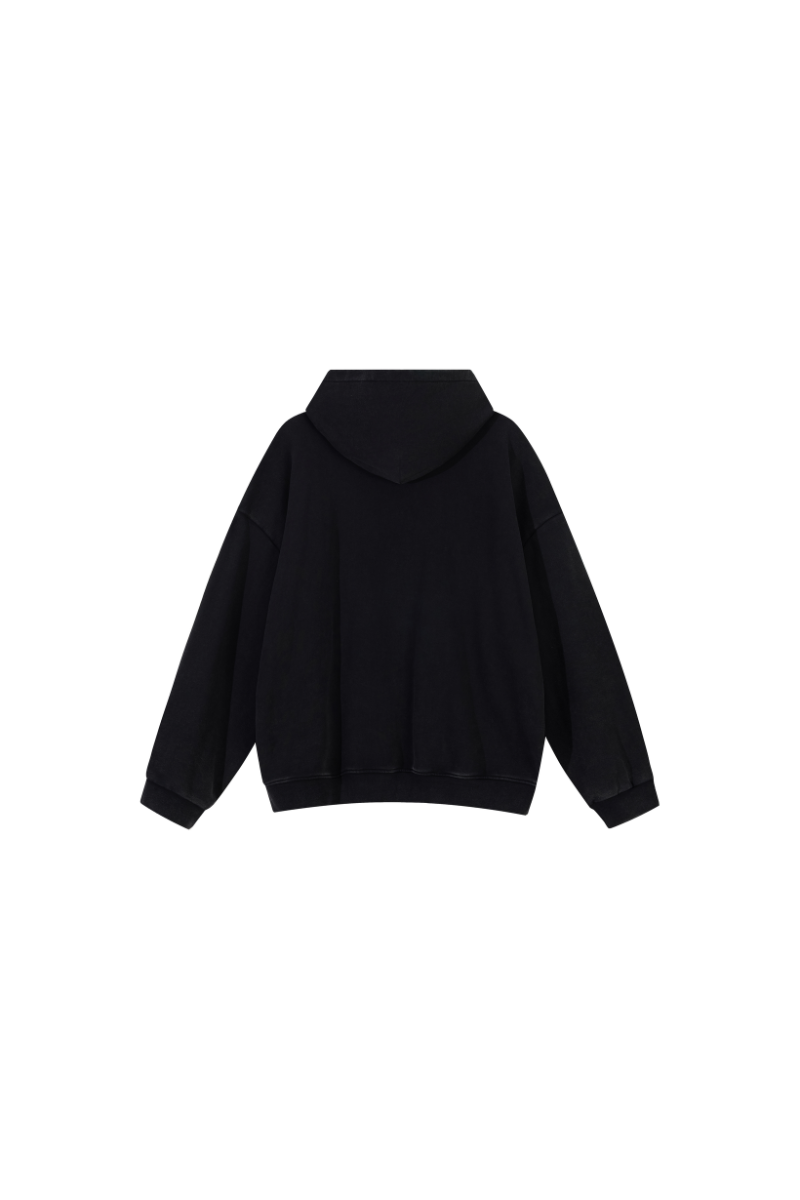 Women's 100% Cotton Winter 430G Heavyweight Loose Hoodie