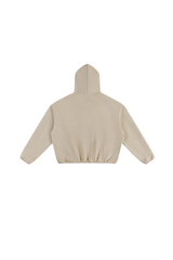 Women's Fall Relaxed Contrast Color Stripe High Neck Hoodie