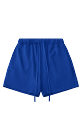 Men's 100% Cotton Solid Drawstring Loose Sports Shorts
