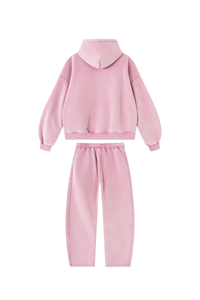 Unisex Fall Fleece Sets:Relaxed Hoodie And Sweatpants