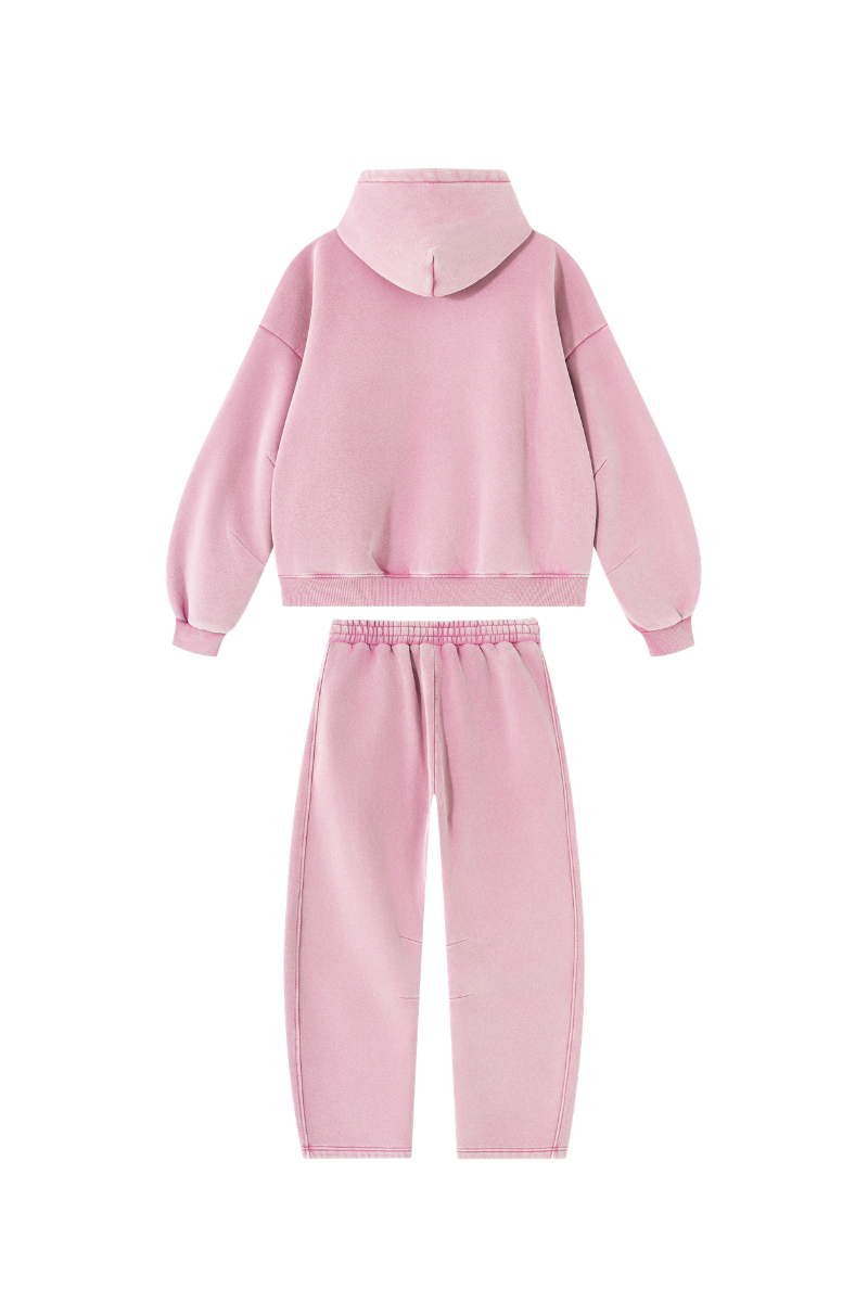 Unisex Fall Fleece Sets:Relaxed Hoodie And Sweatpants
